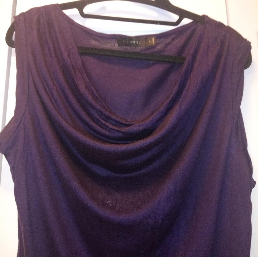 Dropped neck shirt